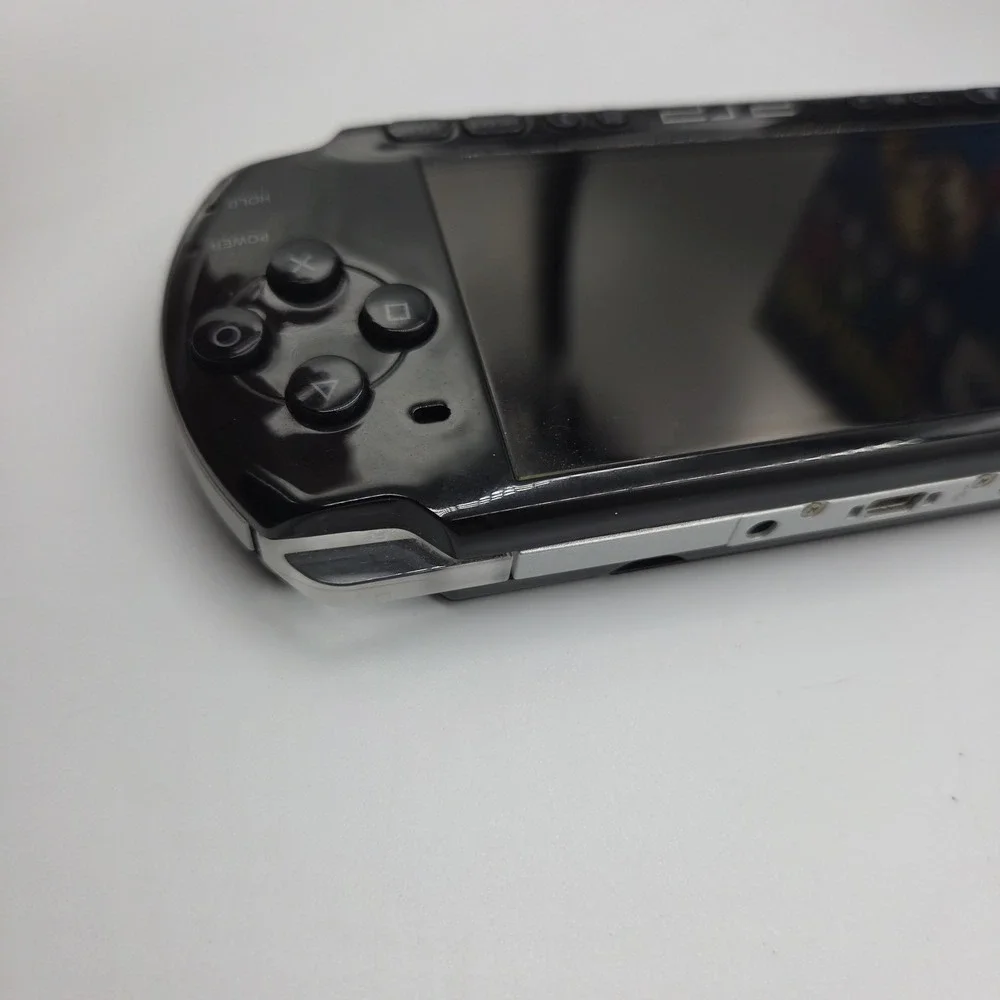 Sony PSP-3000 Black Japan Import Console Tested Reads UMD No Battery + Game